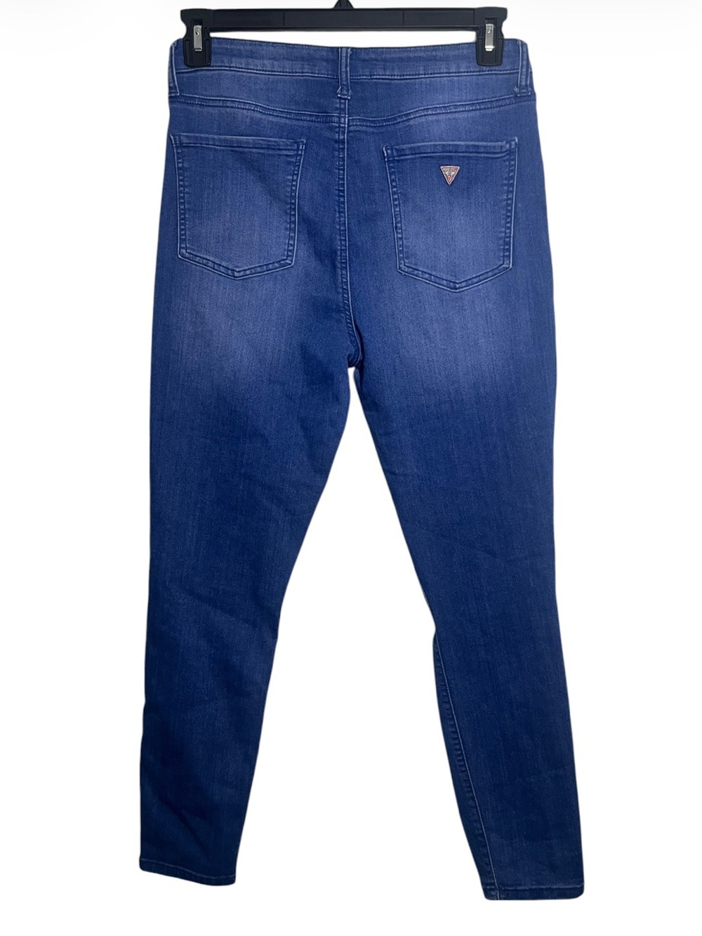 GUESS High Rise Skinny Jeans Women’s Size 31 Medium Wash Stretch Denim - Picture 2 of 3